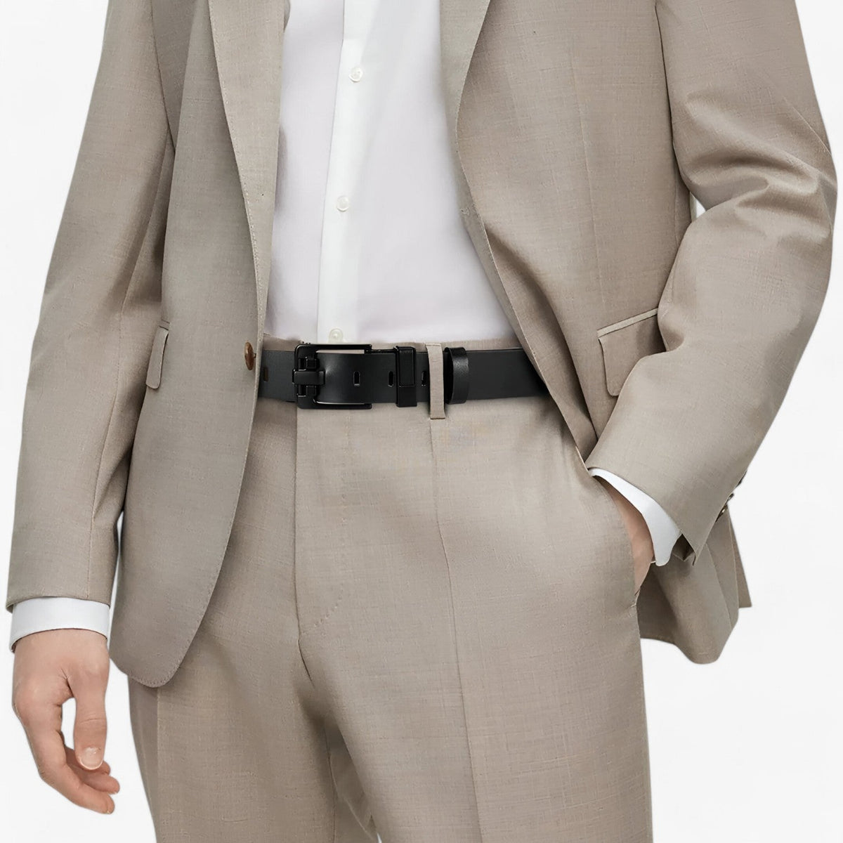 Classic Belt with Minimalist Pin Buckle
