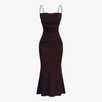 V-Neck Flowing Dress for Evening or Summer Occasions