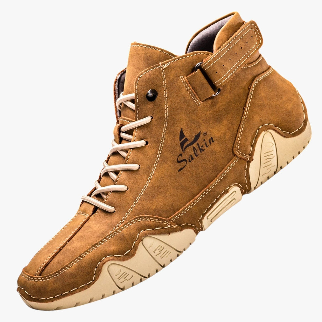 Zapatos artesanales de hombre en piel sintética transpirable con plantilla acolchada