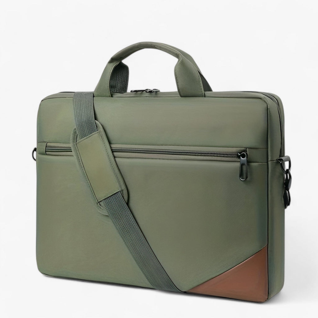 Flexibel laptopväska med justerbar crossbodyrem