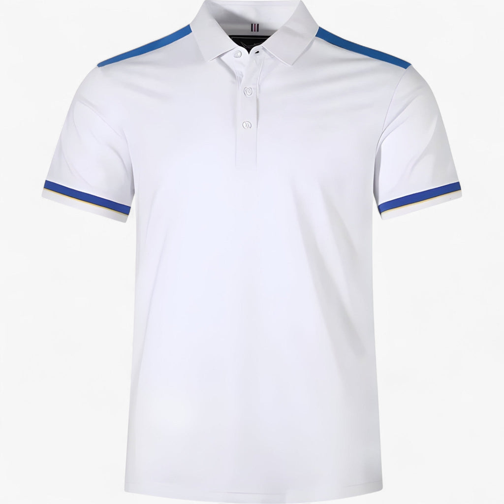 Colour-Block Polo Shirt with Relaxed Sporty Fit