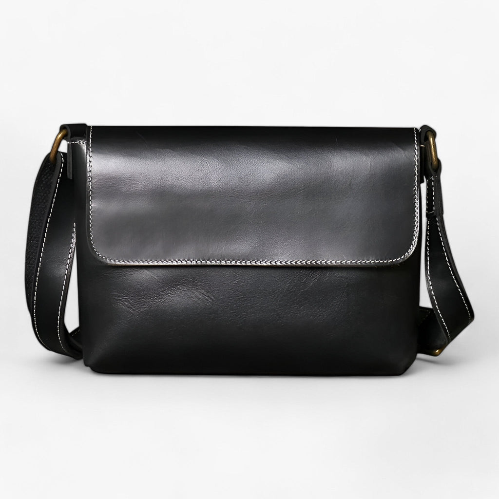 Bolso de hombro de estilo vintage con bolsillos estructurados