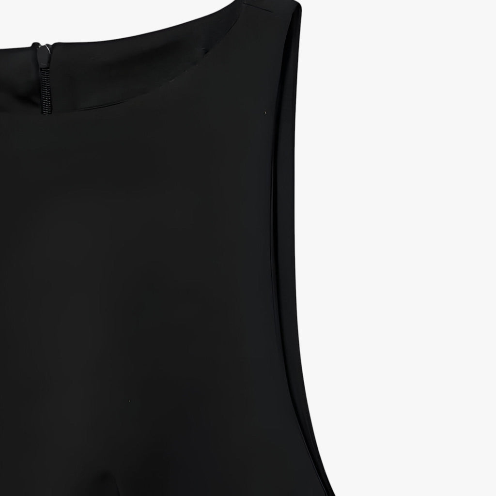 Feather-Trimmed Mini Dress for Evening Occasions