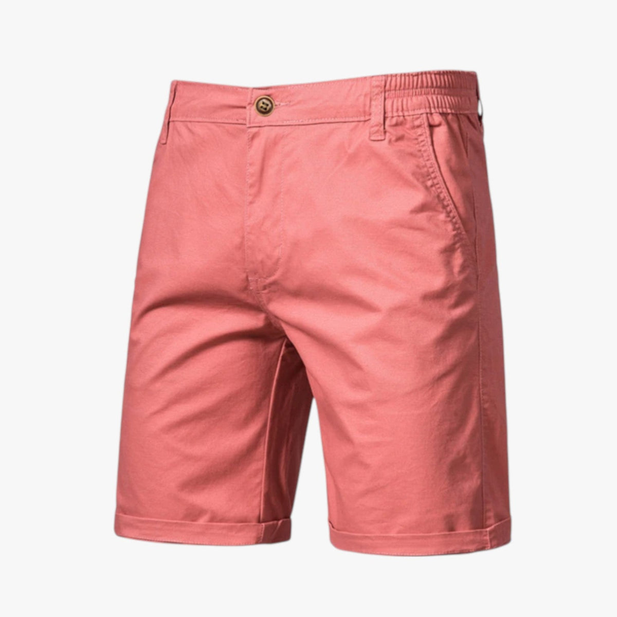 Shorts i stretchbomull med resårlinning för herr
