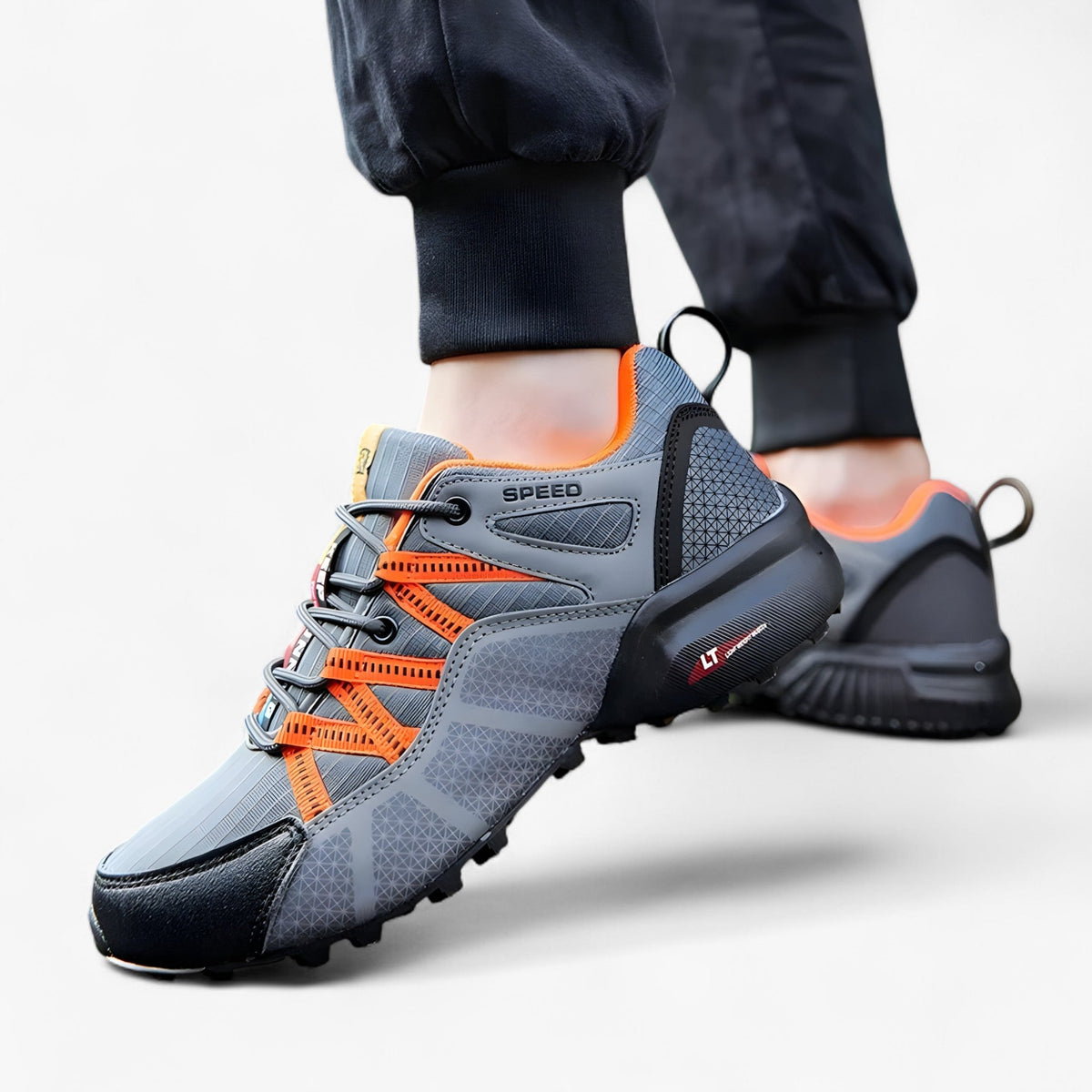 Water-Resistant Hiking Shoes with Slip-Resistant Sole