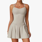 Quick-Drying Sports Dress with Hidden Side Pocket