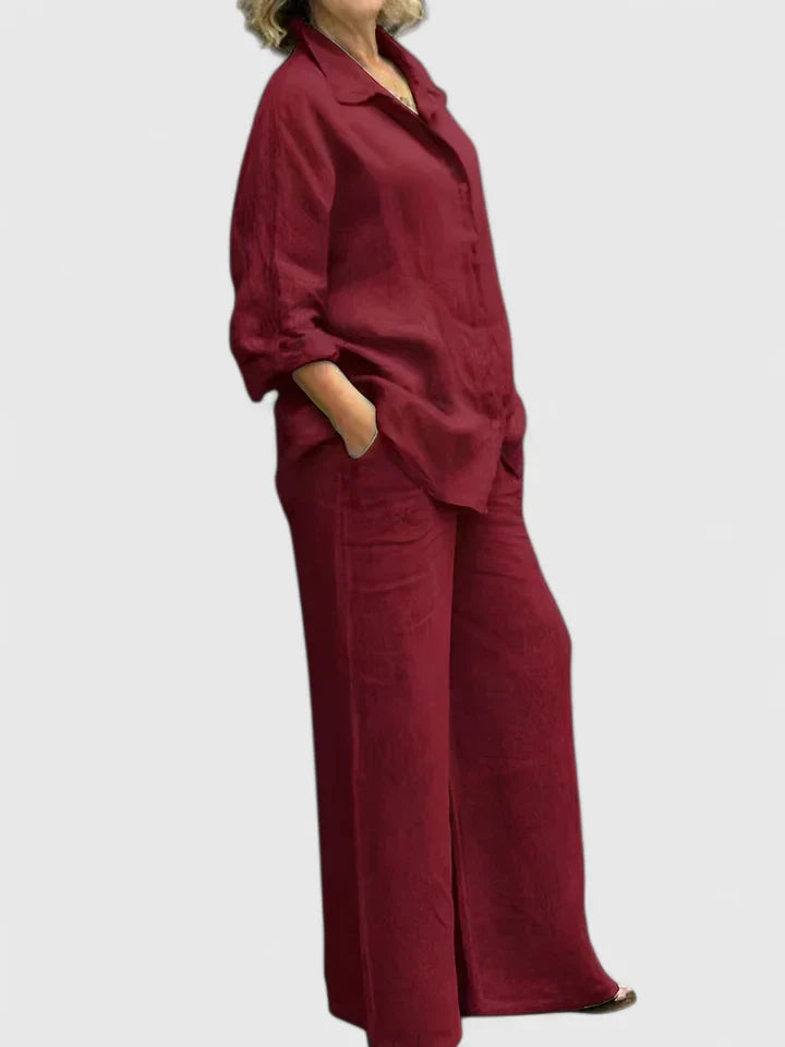 Relaxed Two Piece Set with Versatile Styling
