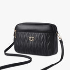 Bolso de piel sintética PU suave con correa bandolera ajustable