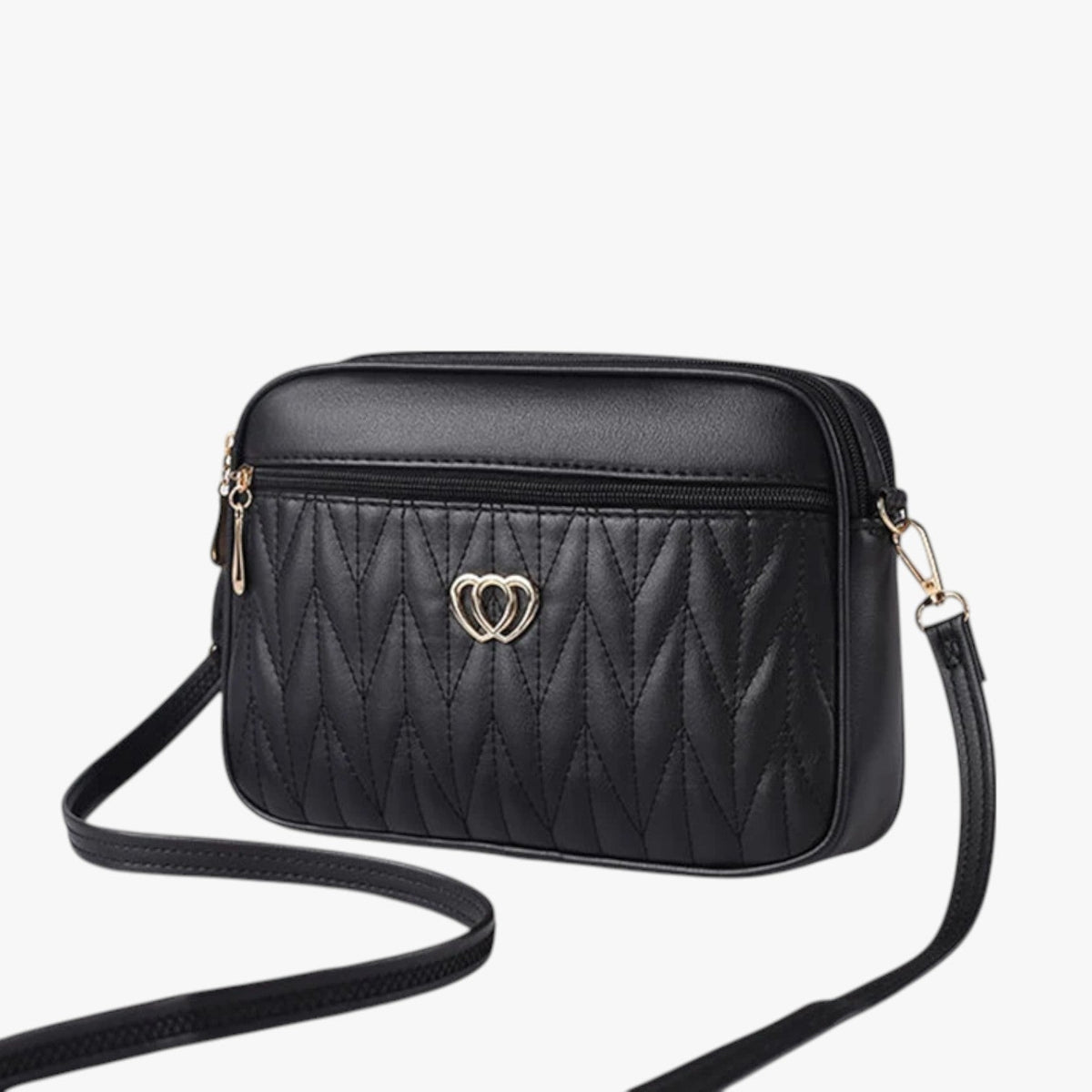 Bolso de piel sintética PU suave con correa bandolera ajustable