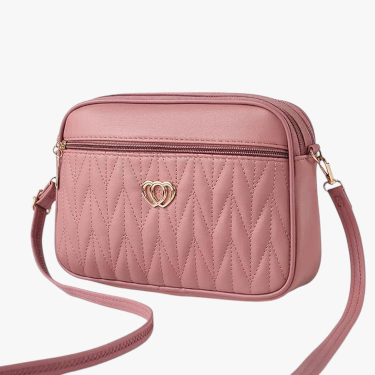Bolso de piel sintética PU suave con correa bandolera ajustable