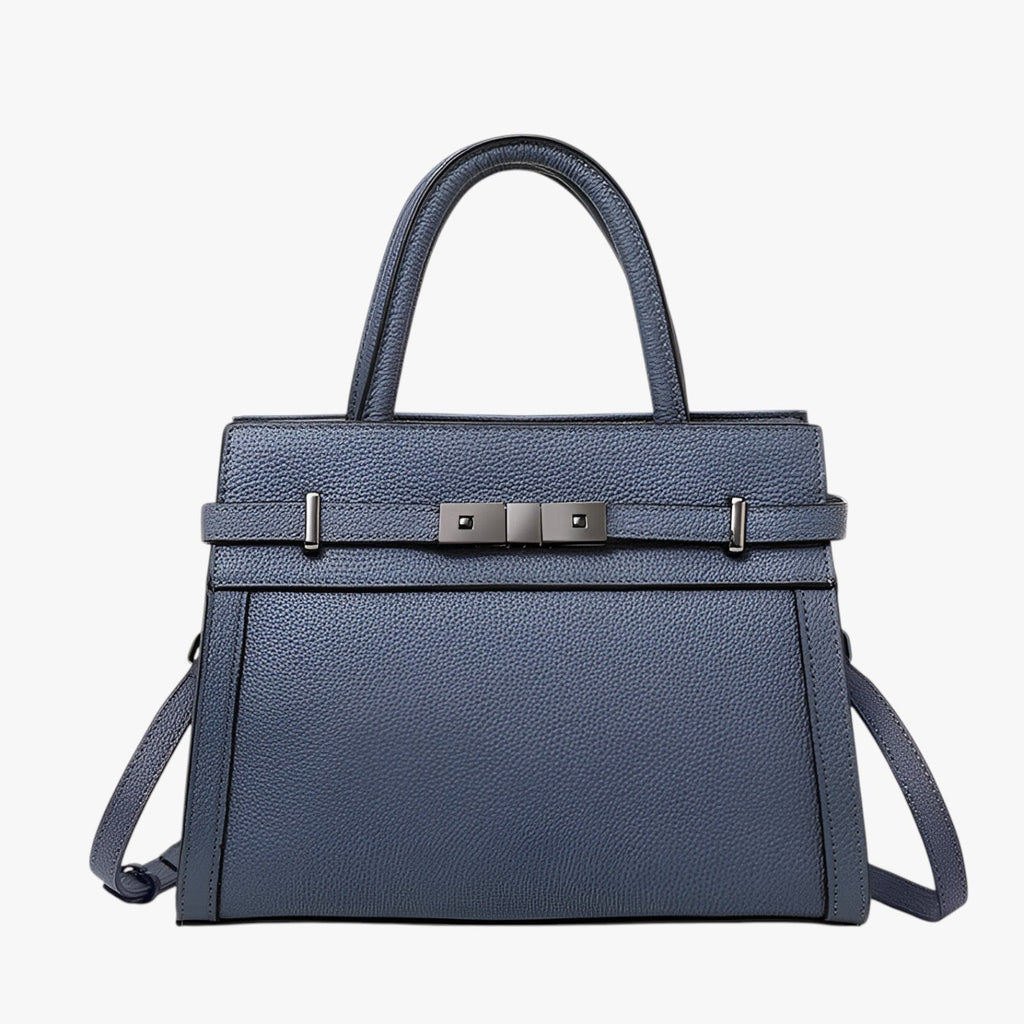 Structured Handbag with Soft Handles