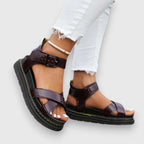 Buckle Sandals with Adjustable Fit