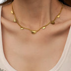 Crystal Pendant Necklace with a Radiant Charm Detail