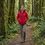 Softshell Jacket with Hood and Windproof Protection