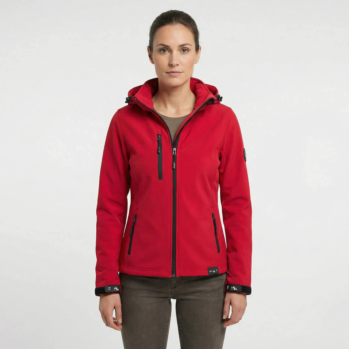 Softshell Jacket with Hood and Windproof Protection