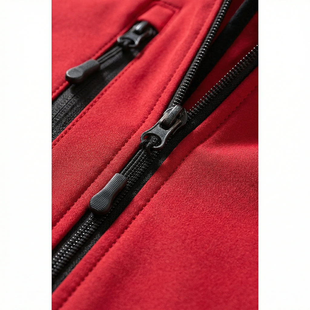 Softshell Jacket with Hood and Windproof Protection