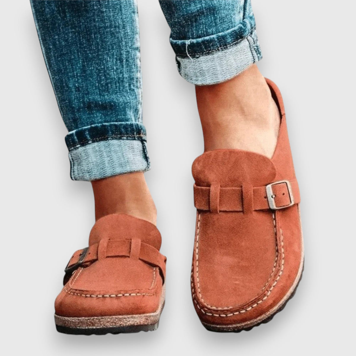 Sandalias con plantilla perfilada y suela antideslizante