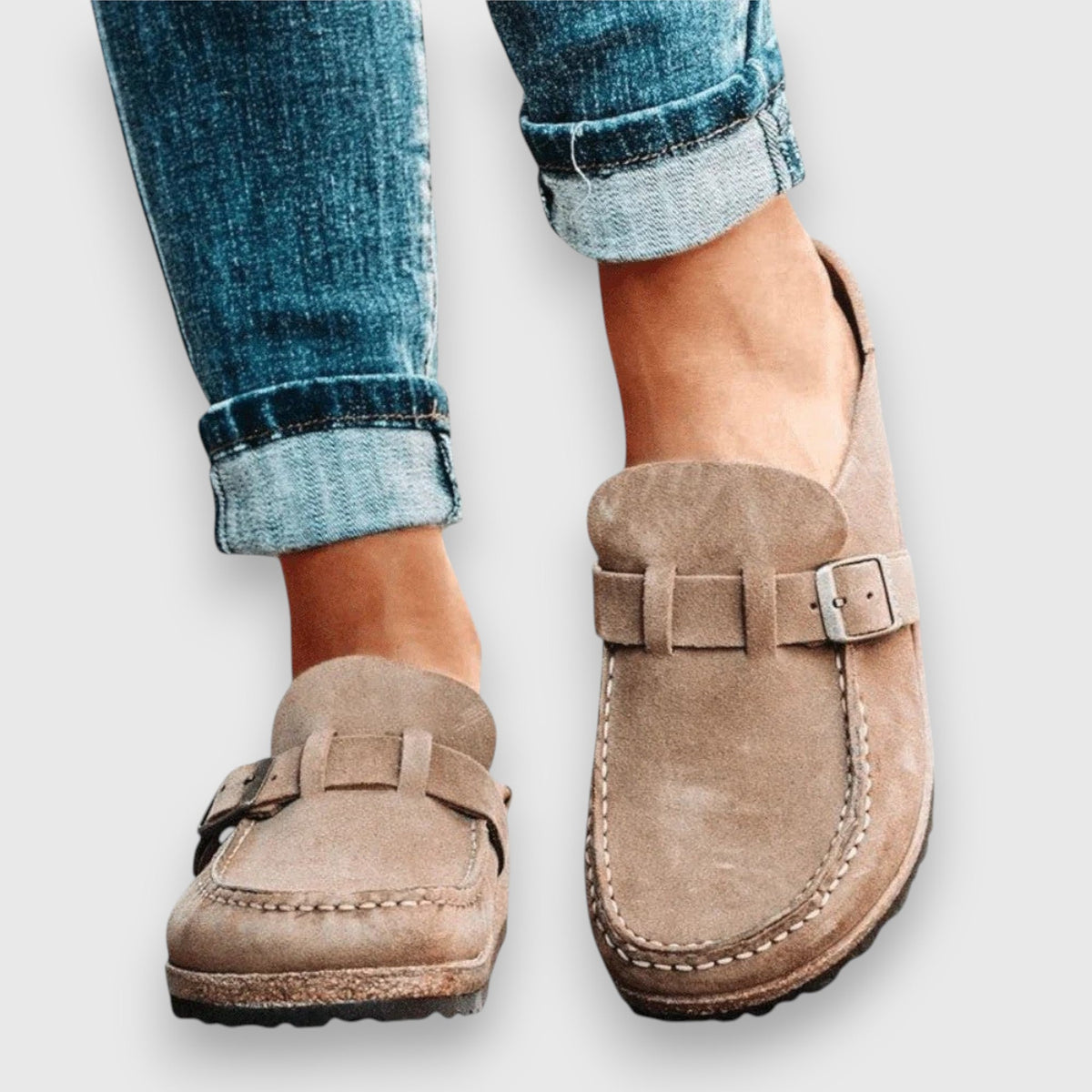 Sandalias con plantilla perfilada y suela antideslizante
