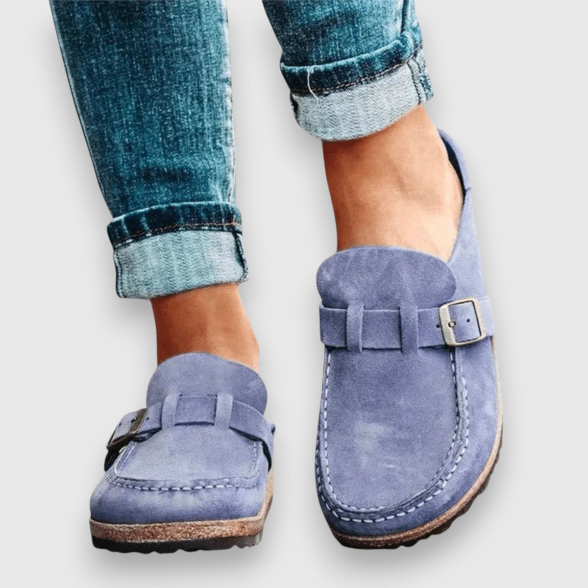 Sandalias con plantilla perfilada y suela antideslizante