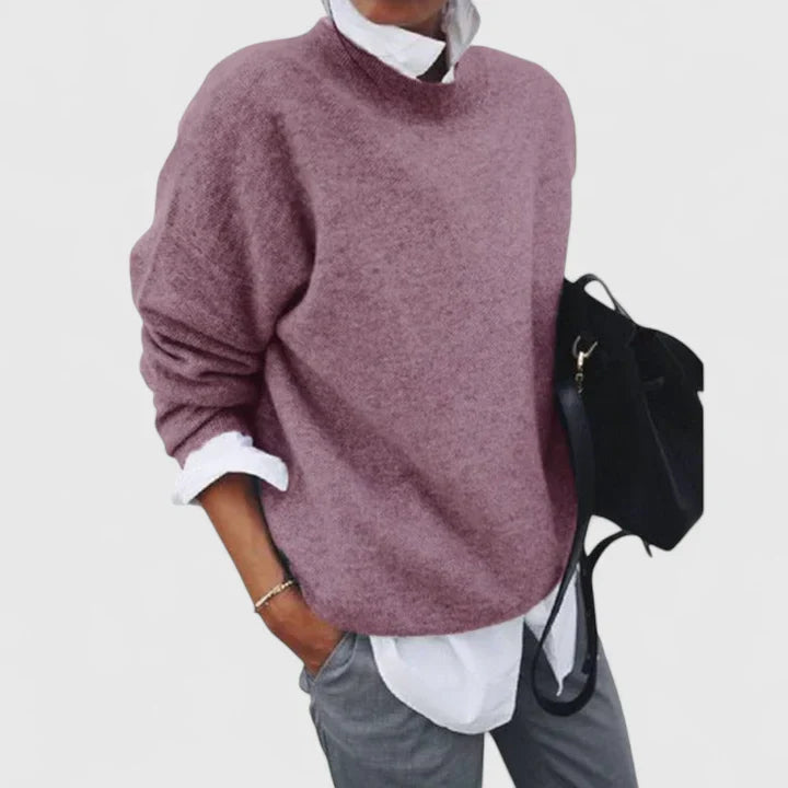 Long Sleeve Jumper with Loose Relaxed Fit