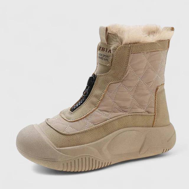 Water-Resistant Ankle Boots with Slip-Resistant Sole