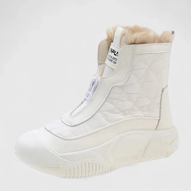 Water-Resistant Ankle Boots with Slip-Resistant Sole