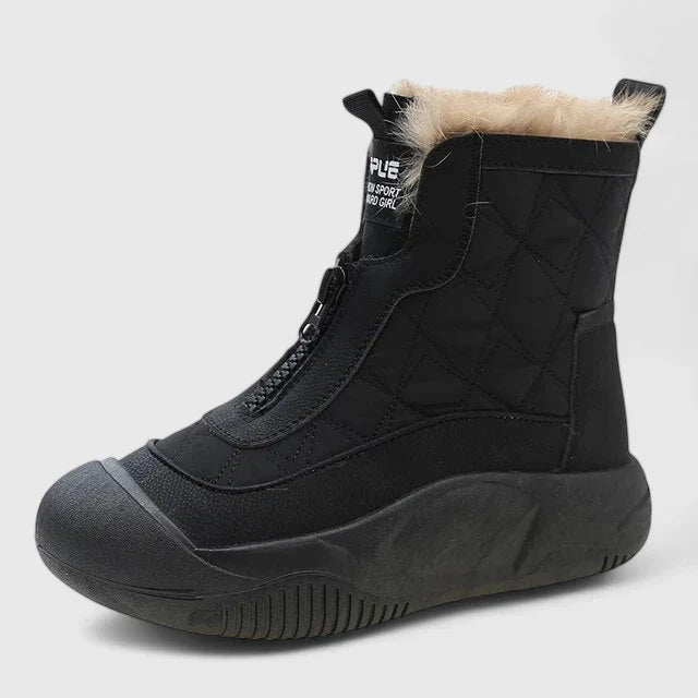 Water-Resistant Ankle Boots with Slip-Resistant Sole
