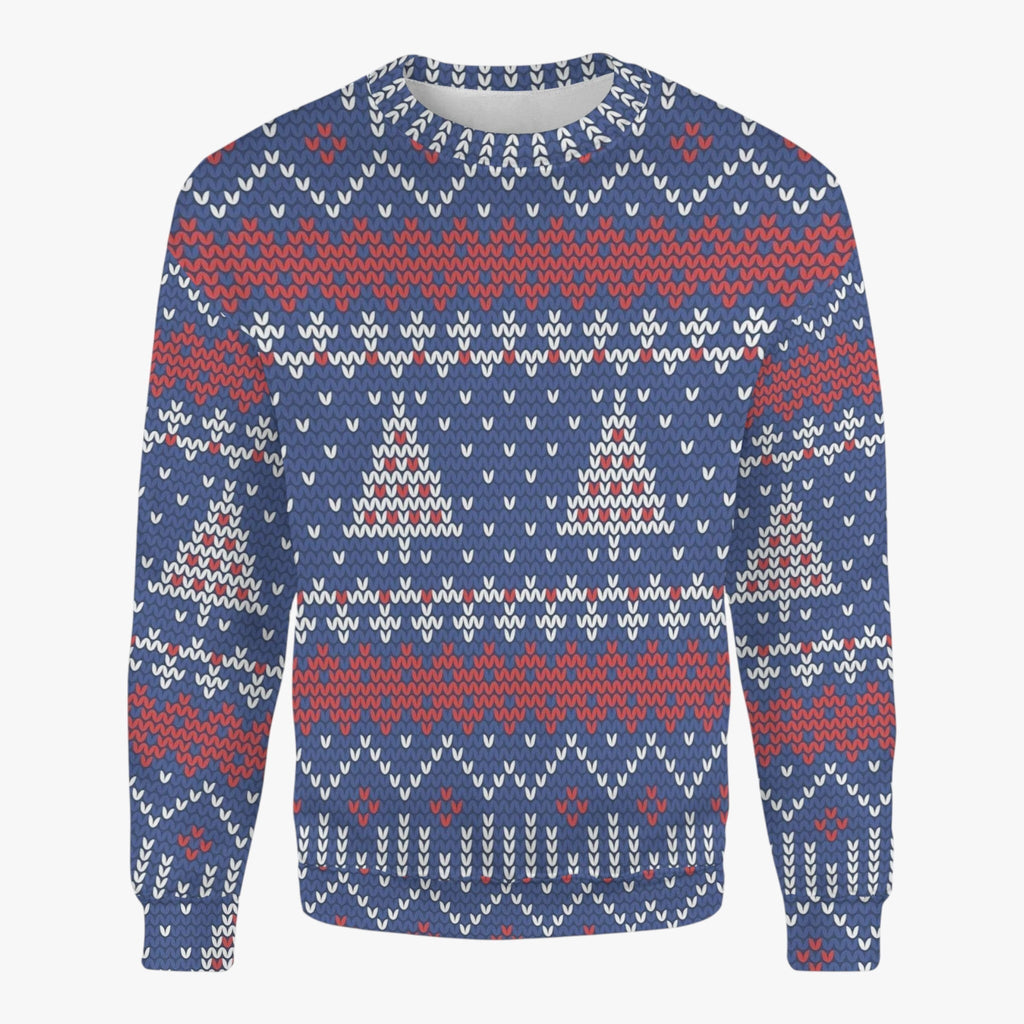 Sudadera de cuello redondo con estampado de copos de nieve para invierno