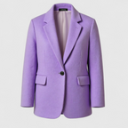 Chaqueta con solapas y cierre de botones para otoño e invierno