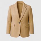 Chaqueta con solapas y cierre de botones para otoño e invierno