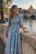 Floral Print Dress with Breezy Silhouette