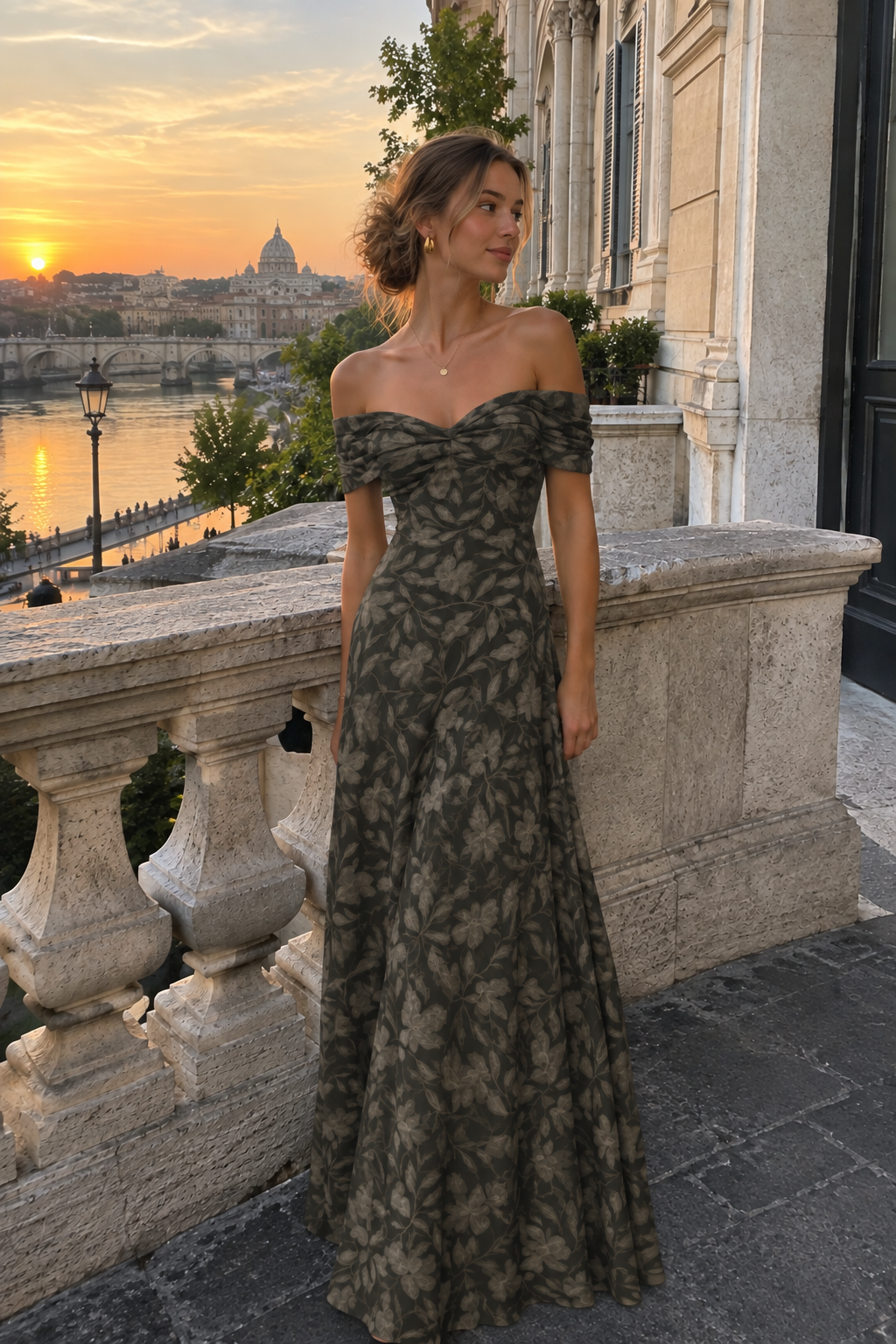 Sleeveless Summer Dress with Structured Silhouette