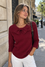 Soft Jumper with Warm Feminine Finish