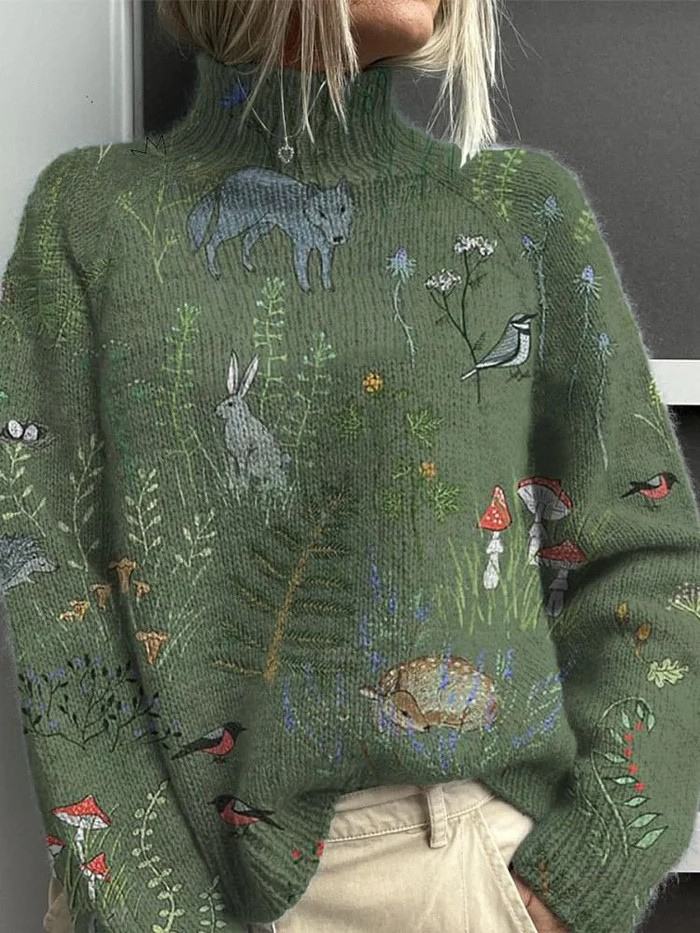 Warm Knit Jumper with Breathable Handle