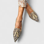 Mocasines con estampado de leopardo y plantilla acolchada
