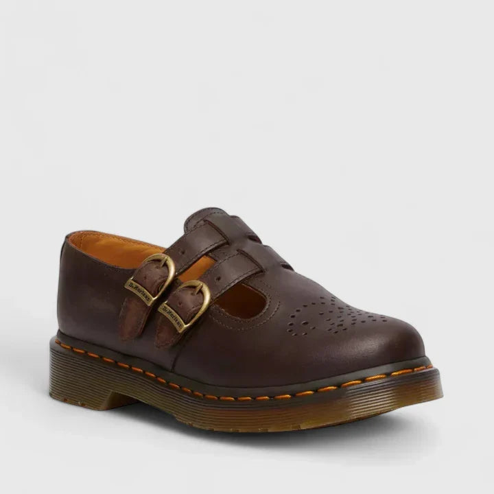 Mary Jane Flats with Adjustable Strap and Timeless Shape