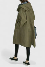 Oversized Hooded Coat with Adjustable Hood