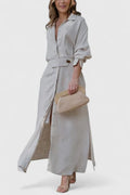 V-Neck Maxi Dress with Breezy Movement