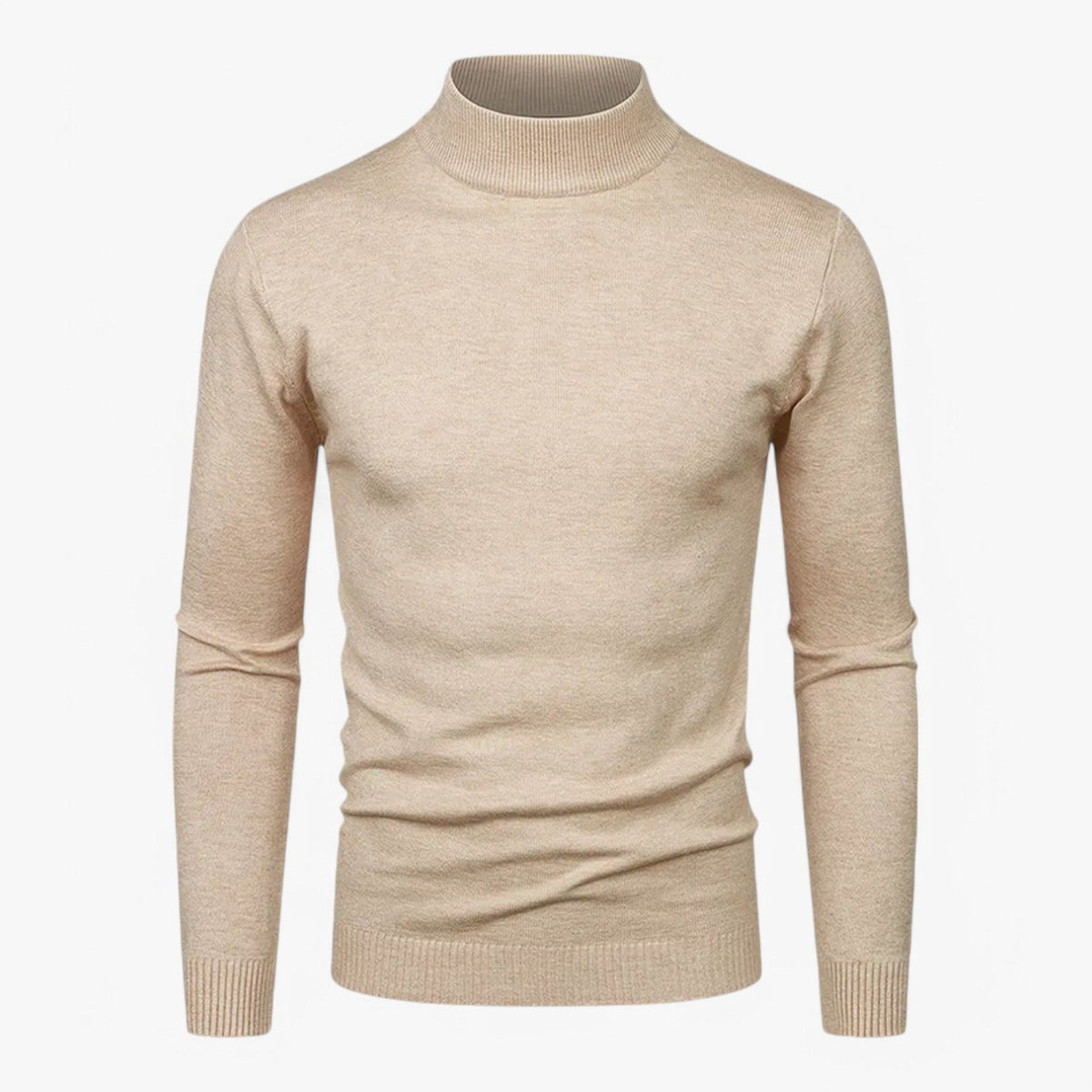 Wool Sweater with a Timeless, Classic Winter Silhouette
