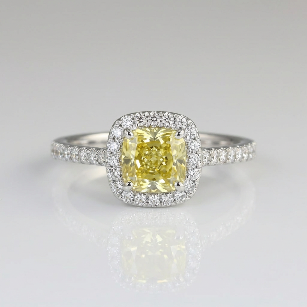 Adjustable Open Ring with Olive Green Zirconia Stones