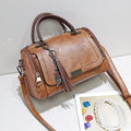 Fringe-Trim Shoulder Bag with Detachable Crossbody Strap