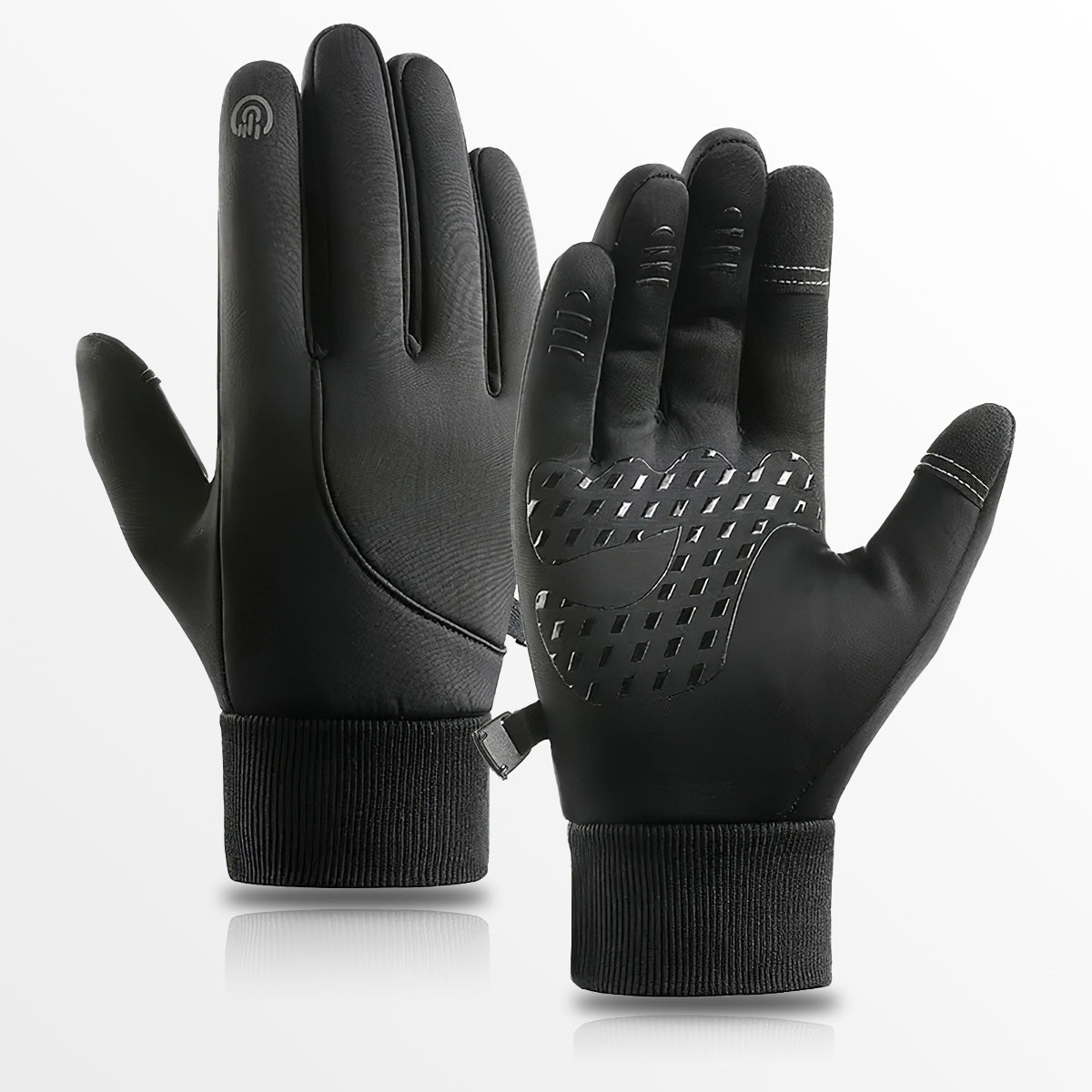 Guantes térmicos de forro polar con puntas táctiles