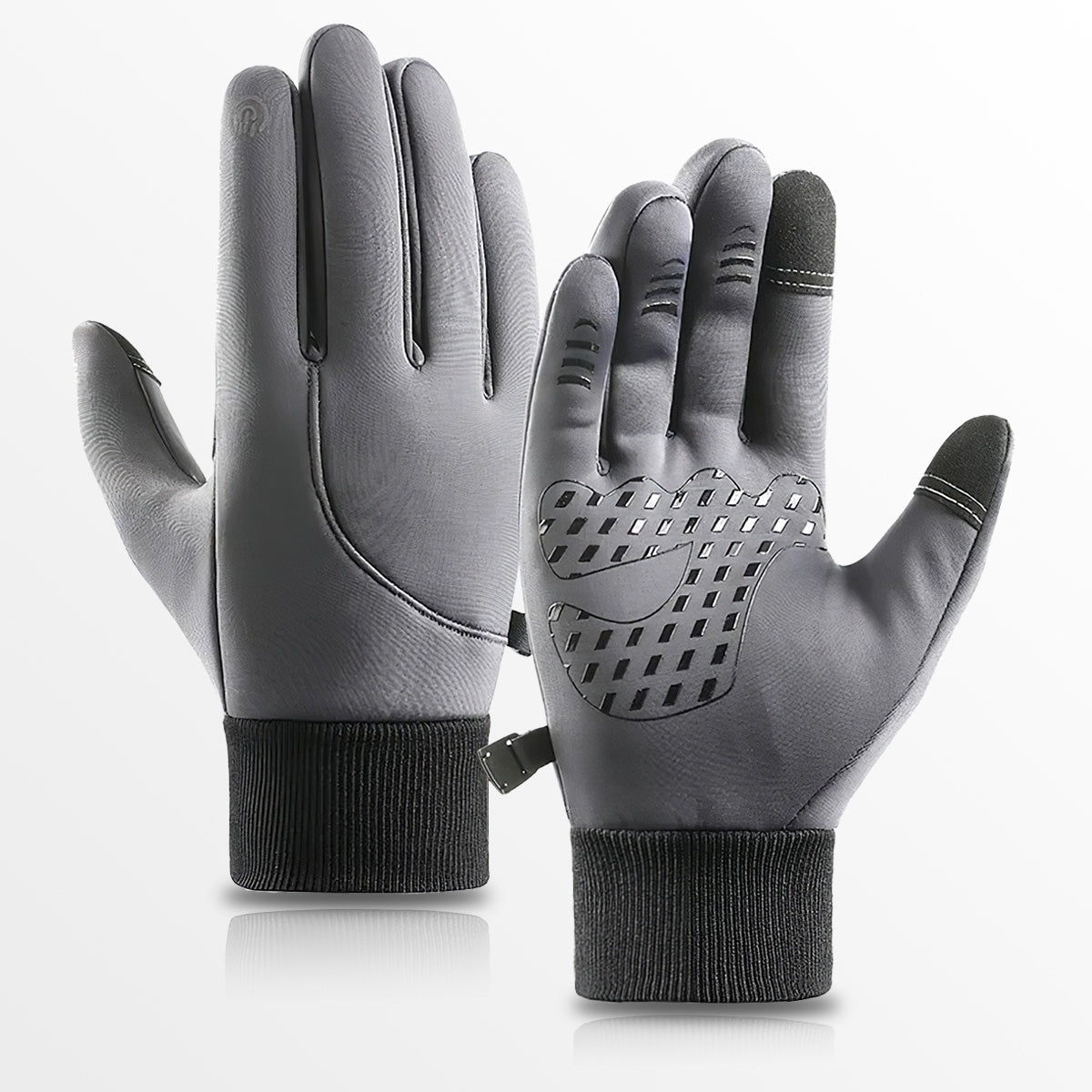Guantes térmicos de forro polar con puntas táctiles