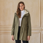 Water-Resistant Windproof Winter Jacket with Adjustable Hood