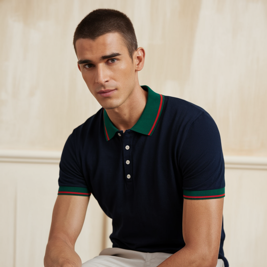 Camiseta ligera con bloques de color para golf y tenis