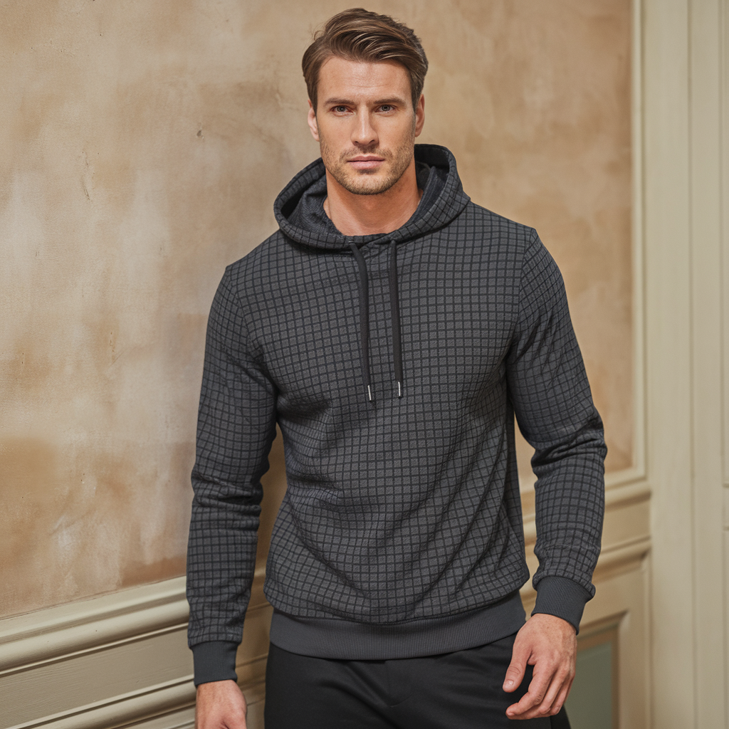 Soft Fleece Hoodie with Kangaroo Pocket and Adjustable Hood