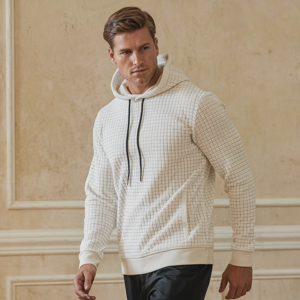 Soft Fleece Hoodie with Kangaroo Pocket and Adjustable Hood