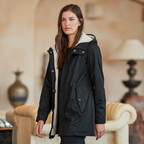 Water-Resistant Windproof Winter Jacket with Adjustable Hood