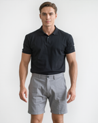 Men's Cotton Shorts with Elastic Waistband