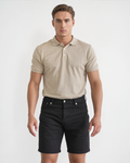 Pantalones cortos de algodón con cintura elástica y cordón para el verano